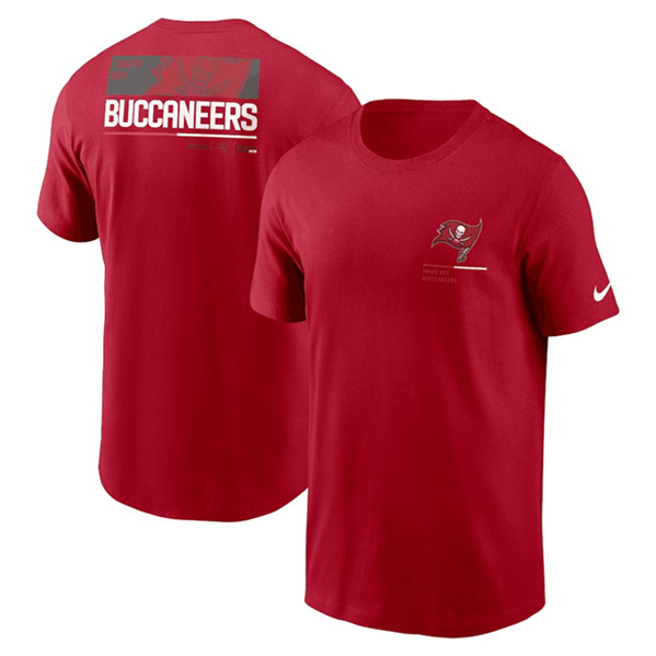 Men's Tampa Bay Buccaneers Red Team Incline T-Shirt